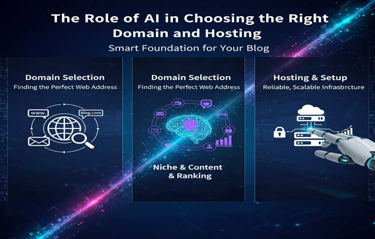 The Role of AI in Choosing Domain and Hosting