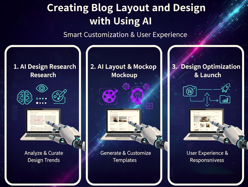 Creating Blog Layout and Design with AI