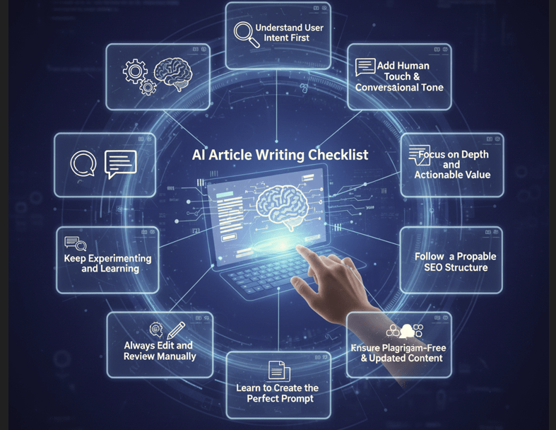 Focus Writing articles with AI: How Smart Tools Help You Create SEO-Perfect Articles in Minutes What to Focus On When Writing Articles with AI