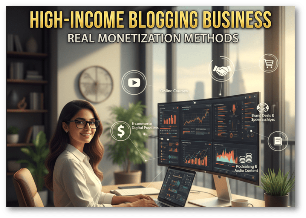 High-Income Blogging Business Ideas with Real Monetization Methods